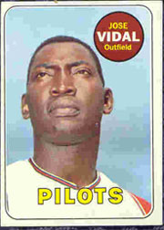1969 Topps Baseball Cards      322     Jose Vidal